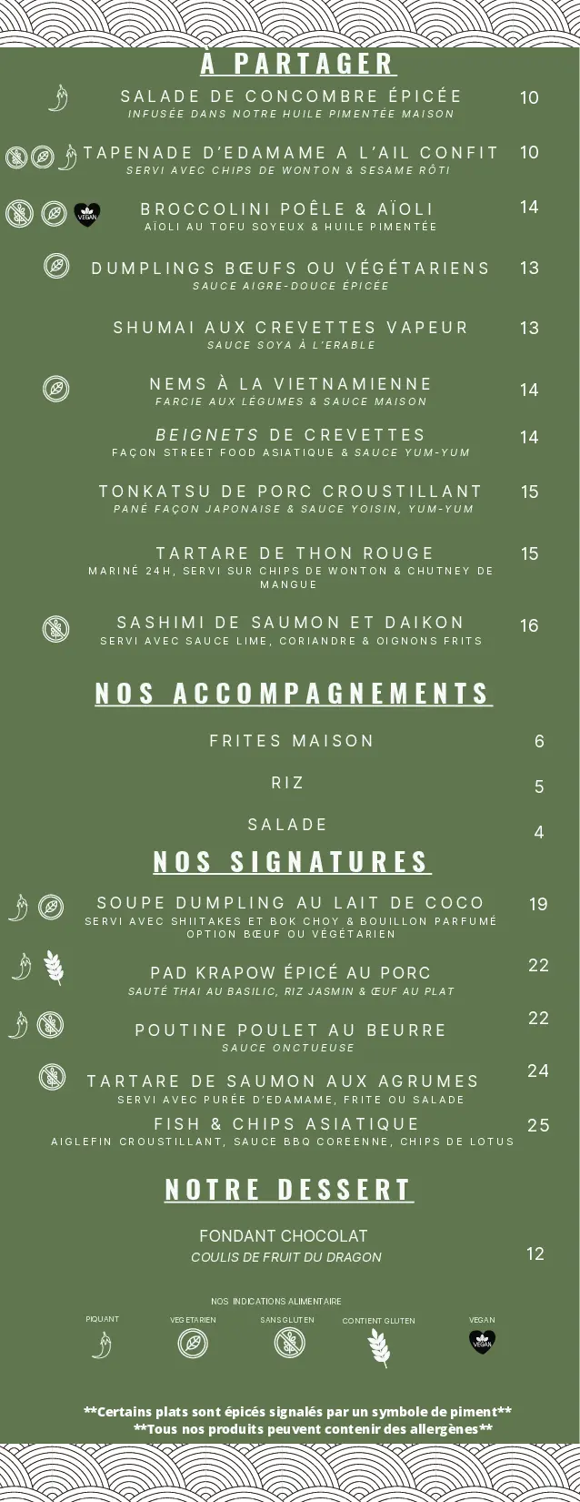 Menu page 2
