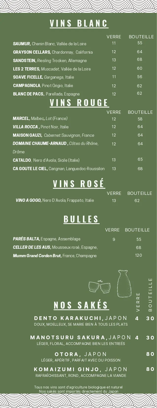 Menu page 5
